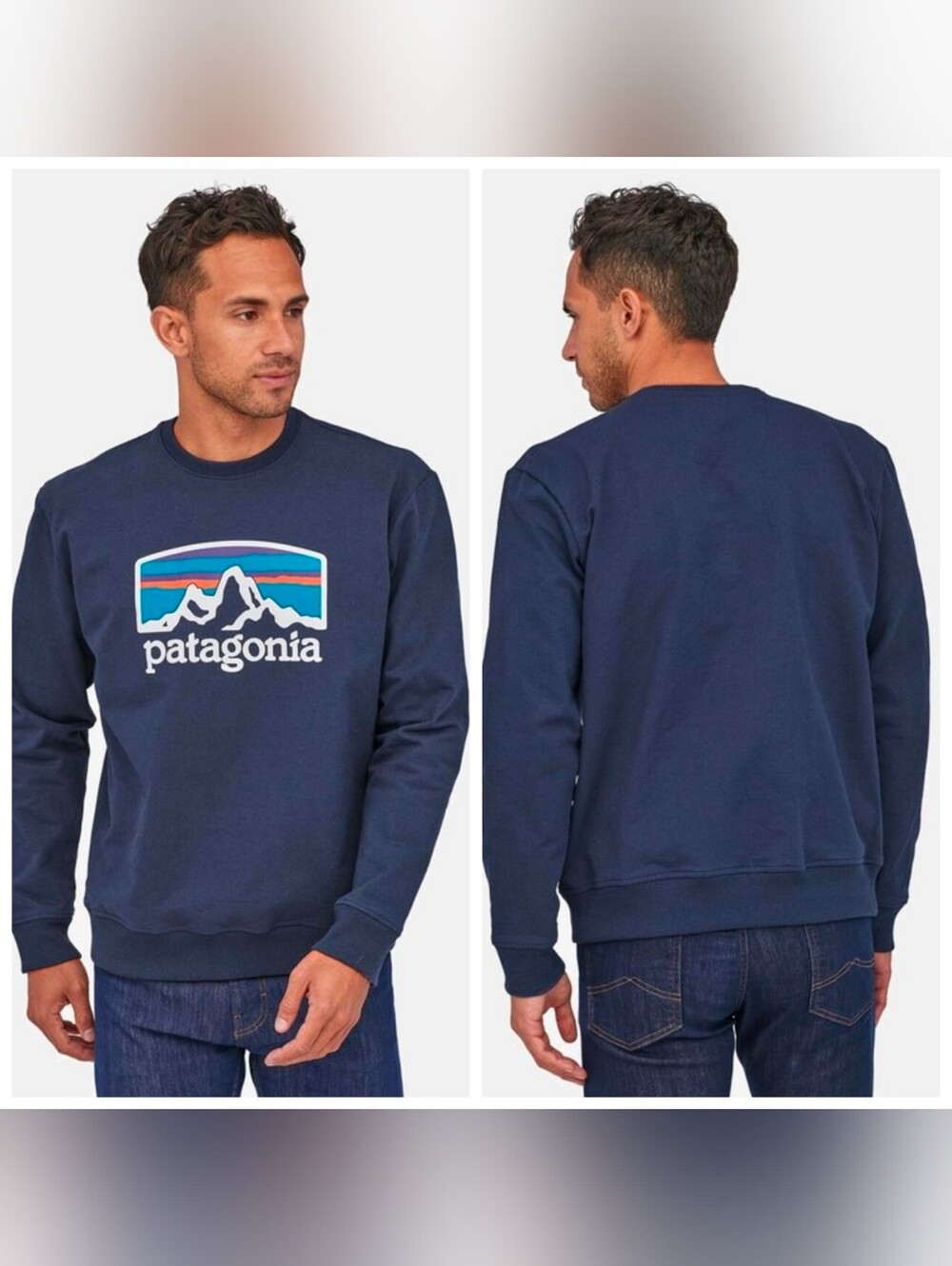 The Patagonia Fits Roy Horizons Uprisal Crewneck Sweatshirt
